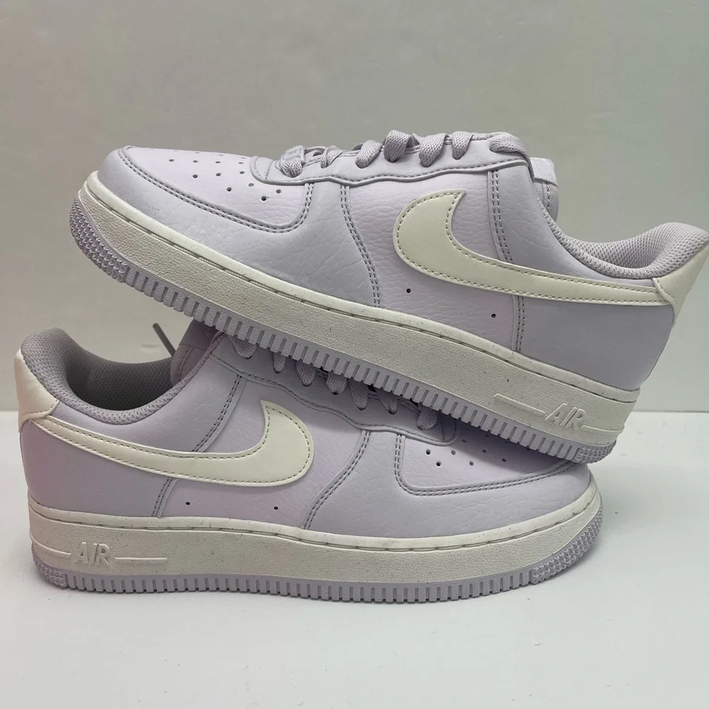 Nike Light Purple with White Accents WMNS AIR FORCE 1 07 NN Platform Sneakers